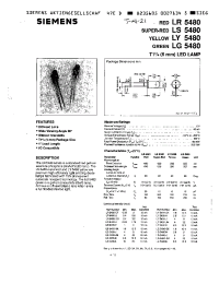 Datasheet LG5480-H производства Siemens
